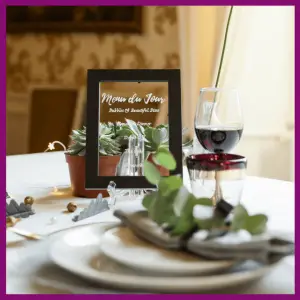 2018 Wedding Trends From Around The Globe! - placesetting and personalized menu