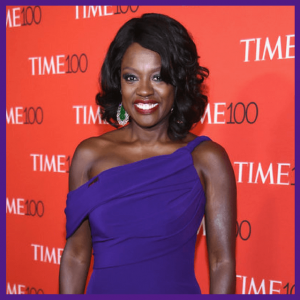 Push For Purple: 16 Ultra Violet Wedding Styles - Viola Davis in purple on the red carpet
