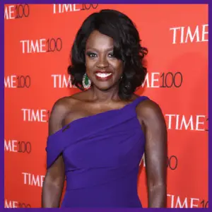 Push For Purple: 16 Ultra Violet Wedding Styles - Viola Davis in purple on the red carpet