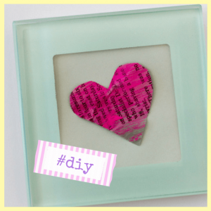 12 ‘Not Your Same Old Mother’s Day’ Ideas! - pink heart under glass