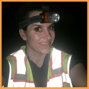 2018 Travel Trends: Around The World And Back! - Marley in safety vest and headlamp