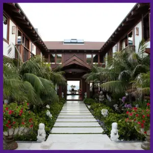 Create A Personalized Family Fun Day In May! - entrance to a beautiful home