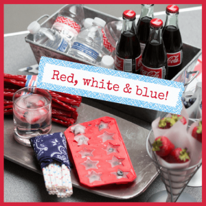 Picnics, BBQ & Boozy Menus For Memorial Day! - red white and blue food and drinks