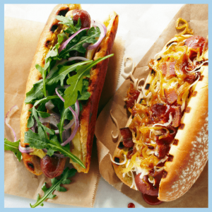 Picnics, BBQ & Boozy Menus For Memorial Day! - gourmet hot dogs