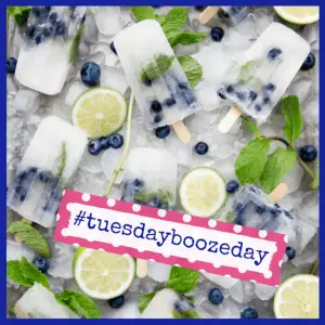 Picnics, BBQ & Boozy Menus For Memorial Day! - blueberry mojito popsicles