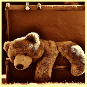 15 Best Trip Planning Hacks To Help You Save! - brown teddy bear in a trunk