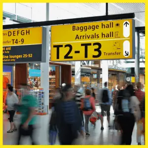 15 Best Trip Planning Hacks To Help You Save! - inside an airport