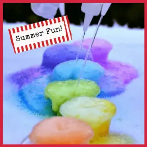Summer Vacation Activities & Crafts For Kids! - rainbow science project