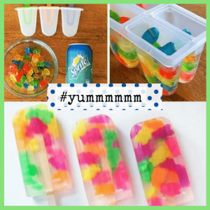 Summer Vacation Activities & Crafts For Kids! - gummy bear popsicles