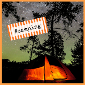 Beat The Heat Backyard Summer Parties For Kids! - orange tent at night
