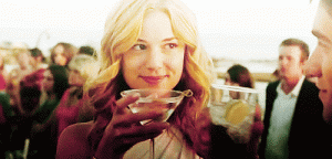 Modern Love: Learning To Love Yourself! - girl drinking cocktail gif