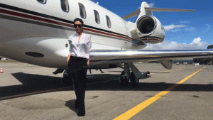 Diva For A Day: Luxury VIP Experiences! - Victoria Beckham walking from a small plane