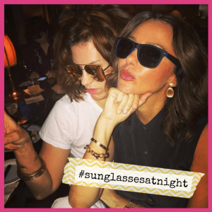 Snarky Time: August Fun In Review! - Marley and Maria in sunglasses