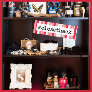 New Life Hacks To Keep Your Home Organized! - closet items on a bookshelf
