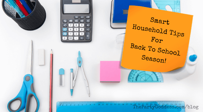 Smart Household Tips For Back To School Season! - blog title image