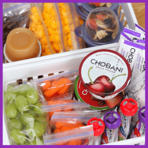 Smart Household Tips For Back To School Season! - snack bin for kids