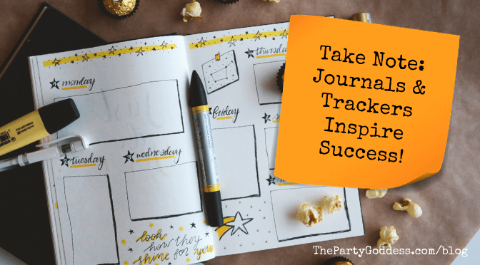 Take Note: Journals & Trackers Inspire Success! - blog title image