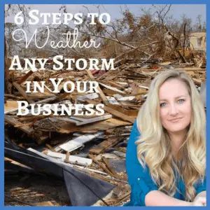 Magic Month Of Wildlife, Airstreams & Bahamas! - Michelle Woolard Pippin surrounded by destruction from a storm