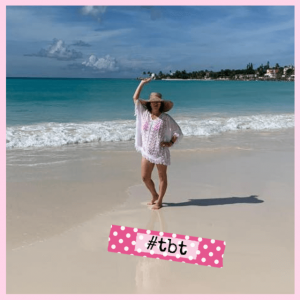 Biz School, Bahamas & A Big *SS Airstream! - Marley on the beach in The Bahamas