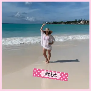 Biz School, Bahamas & A Big *SS Airstream! - Marley on the beach in The Bahamas