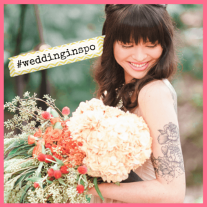 How Millennials Reinvented Wedding Traditions! - bride holding a bridal bouquet