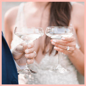How Millennials Reinvented Wedding Traditions! - bride and groom holding drinks