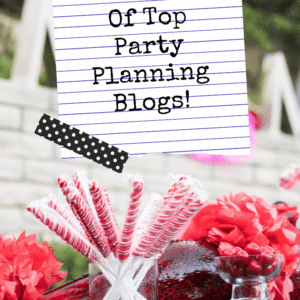 We Made The List Of Top Party Planning Blogs! - Pinterest title image
