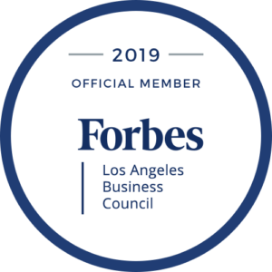 Forbes 2019 official member badge