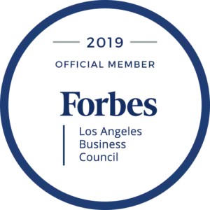 Forbes 2019 official member badge