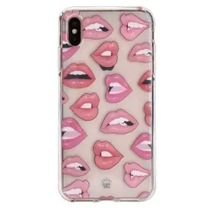 What Happens When Velvet Caviar Rings Your Bell - lips phone case