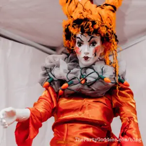Halloween: The Nutcracker And The Four Realms! - mannequin in orange