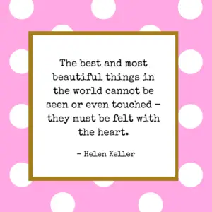 Renew Your Spirit Energy For Balanced Living - Helen Keller quote