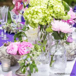 7 Boho-Chic Backyard Wedding Tips During Covid - colorful flowers on table