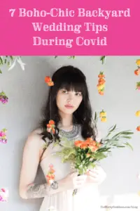 7 Boho-Chic Backyard Wedding Tips During Covid - Instagram title image