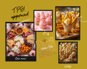 Golden Bachelor palette: gold, blush and rose—party color inspiration