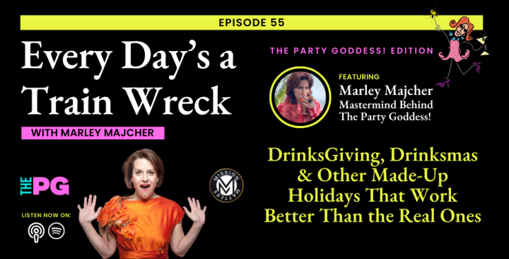 Holiday party ideas for adults with festive cocktail setup